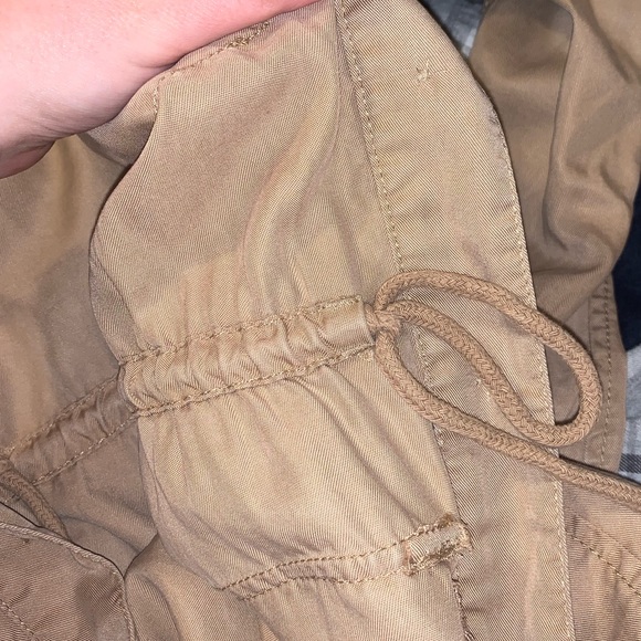 GAP x PERFECT FOR SPRING! Army / Military Jacket | Cinched Tie Waist / EUC - Picture 4 of 8